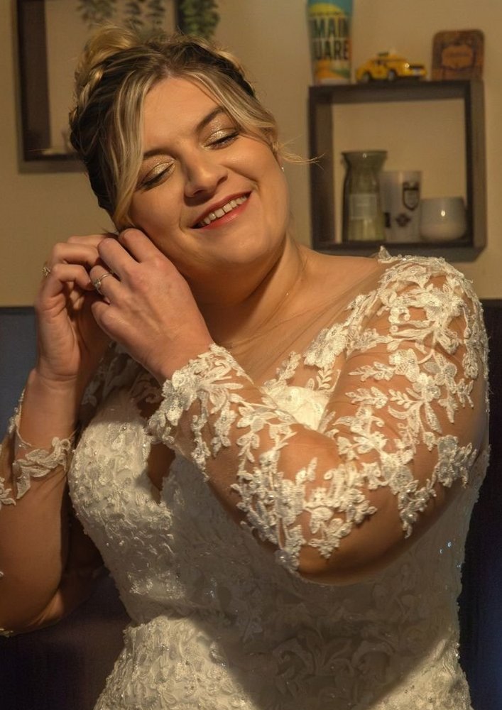 Sourire de la mariée